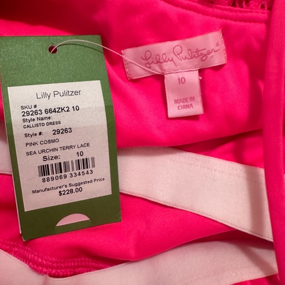 NWT Lilly Pulitzer Cassisto Dress Size 10 - Picture 7 of 16